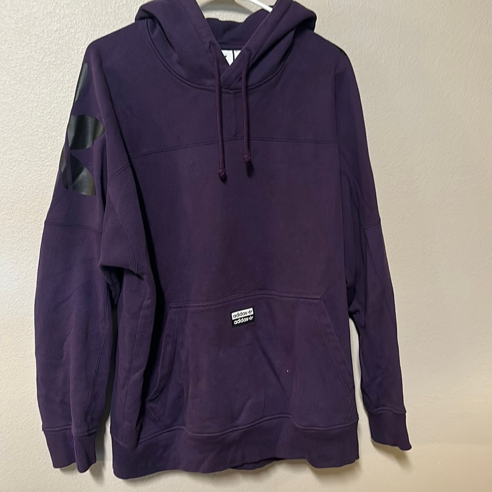 Oversized addidas hoodie